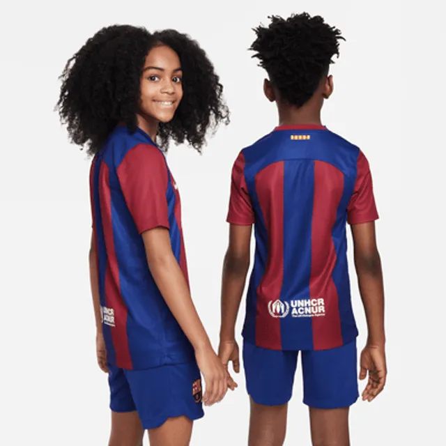 Nike FC Barcelona 2021/22 Stadium Home Women's Soccer Jersey