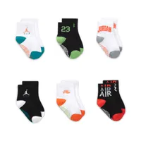 Jordan Baby (12-24M) Levels Ankle Gripper Socks (6 Pairs). Nike.com