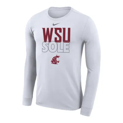 Washington State Cougars Bench Men's Nike Dri-FIT College Long-Sleeve T-Shirt. Nike.com