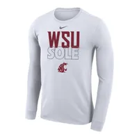 Washington State Cougars Bench Men's Nike Dri-FIT College Long-Sleeve T-Shirt. Nike.com