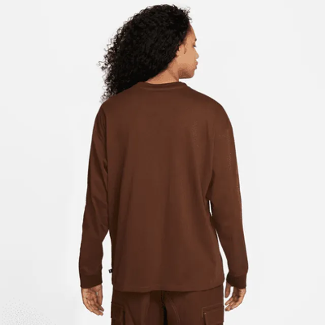 Nike SB Long-Sleeve Skate T-Shirt Size XL (Brown)