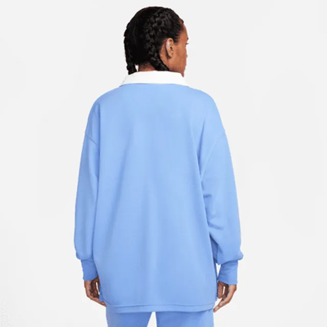 Nike Sportswear Essential Women's Oversized Long-Sleeve Polo (Plus Size).  Nike.com