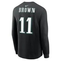 NFL Philadelphia Eagles Super Bowl LVII (A.J. Brown) Men's Long-Sleeve T-Shirt. Nike.com