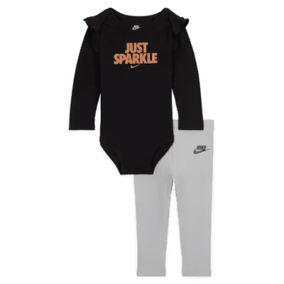 Nike Ruffle Bodysuit and Leggings Set Baby (12-24M) Set. Nike.com