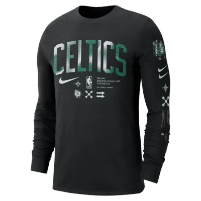 Boston Celtics Black used Medium Men's Nike Dri-Fit T-Shirt