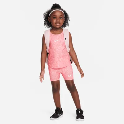 Nike Swoosh Tank and Bike Shorts Set Little Kids' 2-Piece Dri-FIT Set. Nike.com