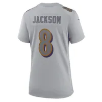 NFL Baltimore Ravens Atmosphere (Lamar Jackson) Women's Fashion Football Jersey. Nike.com
