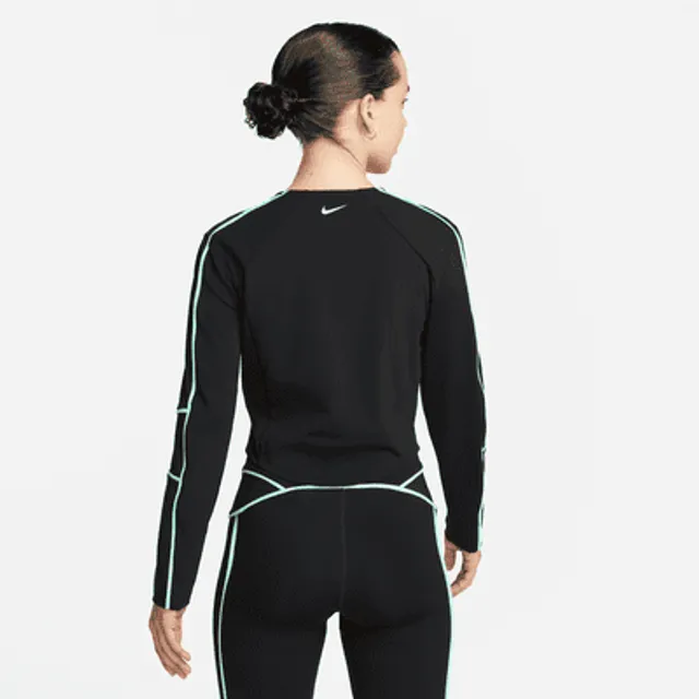 Nike Pro Dri-FIT Women's Cropped Long-Sleeve Top.