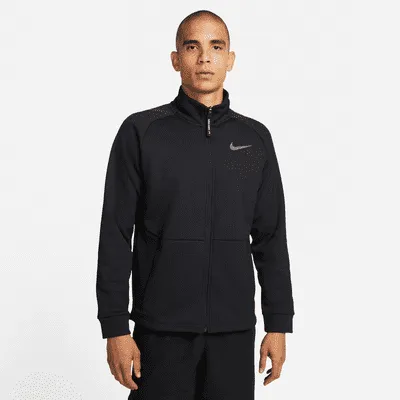 Nike Pro Therma-FIT Men's Full-Zip Long-Sleeve Training Top. Nike.com