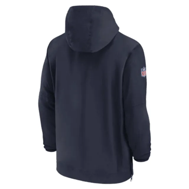 Miami Dolphins Nike Sideline Team Logo Performance Pullover Hoodie - Aqua