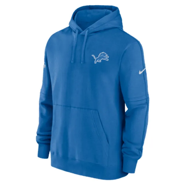 Detroit Lions Nike Rewind Club Pullover Hoodie - Heather Charcoal