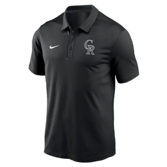 Men's Atlanta Braves Nike Black Franchise Performance Polo