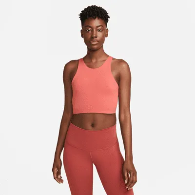 Nike Yoga Dri-FIT Luxe Women's Shelf-Bra Cropped Tank. Nike.com