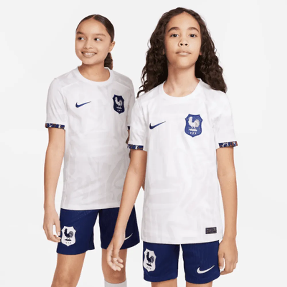 FFF 2023 Stadium Away Big Kids' Nike Dri-FIT Soccer Jersey. Nike.com