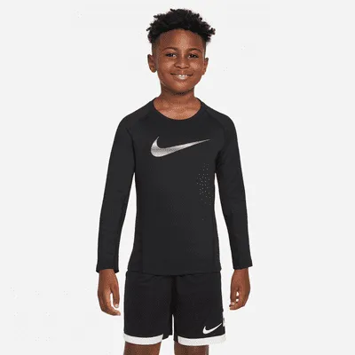 Nike Pro Warm Big Kids' (Boys') Long-Sleeve Top. Nike.com