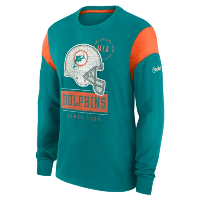 Nike Rewind (nfl Miami Dolphins) Ringer T-shirt in Blue