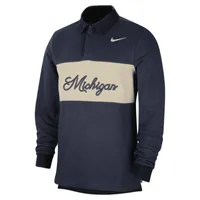 Michigan Men's Nike Dri-FIT College Long-Sleeve Polo. Nike.com