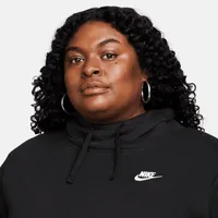 Nike Sportswear Club Fleece Women's Funnel-Neck Hoodie (Plus Size). Nike.com