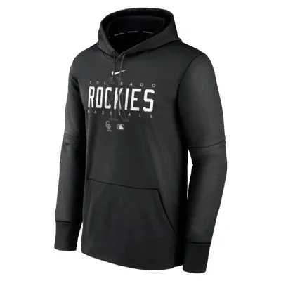 Nike Therma Pregame (MLB Colorado Rockies) Men's Pullover Hoodie. Nike.com