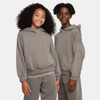 Nike Sportswear Icon Fleece Big Kids' Oversized Pullover Hoodie. Nike.com