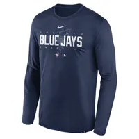 Nike Dri-FIT Team Legend (MLB Toronto Blue Jays) Men's Long-Sleeve T-Shirt. Nike.com