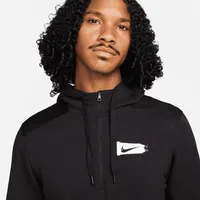Nike Dri-FIT Flux Men's Short-Sleeve 1/4-Zip Baseball Hoodie. Nike.com