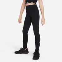 Nike Dri-FIT One Big Kids' (Girls') Leggings with Pockets. Nike.com