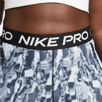 Nike Pro Women's Mid-Rise Allover Print Training Leggings (Plus Size). Nike.com