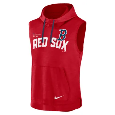 Nike Athletic (MLB Boston Red Sox) Men's Sleeveless Pullover Hoodie. Nike.com