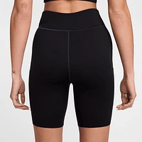 Nike FutureMove Women's Dri-FIT High-Waisted 7" Biker Shorts with Pockets. Nike.com