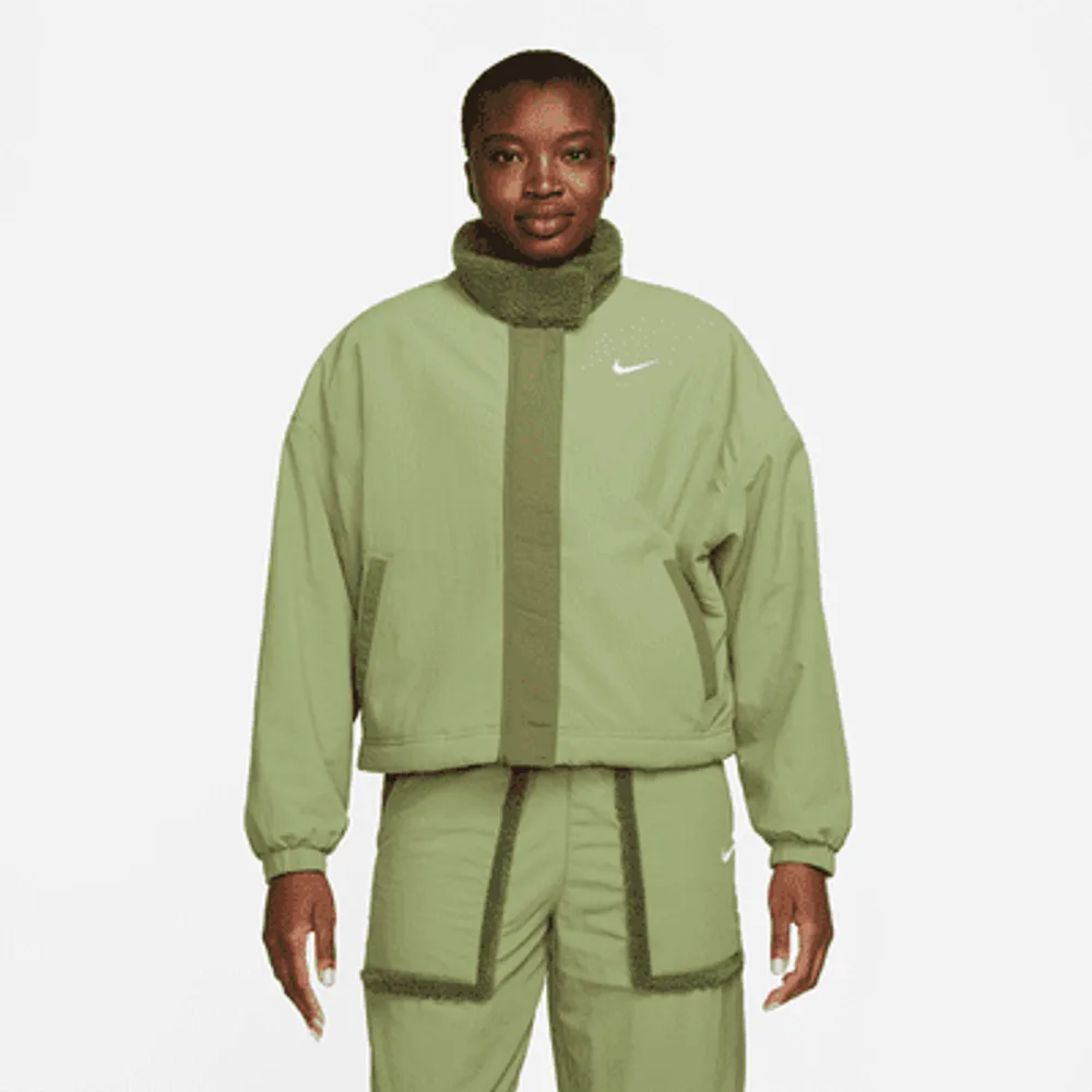 Nike Sportswear Essential Women's Woven Fleece-Lined Jacket. Nike.com