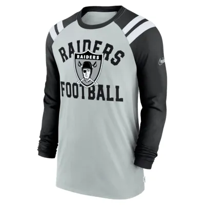 Las Vegas Raiders Classic Arc Fashion Men's Nike NFL Long-Sleeve T-Shirt. Nike.com