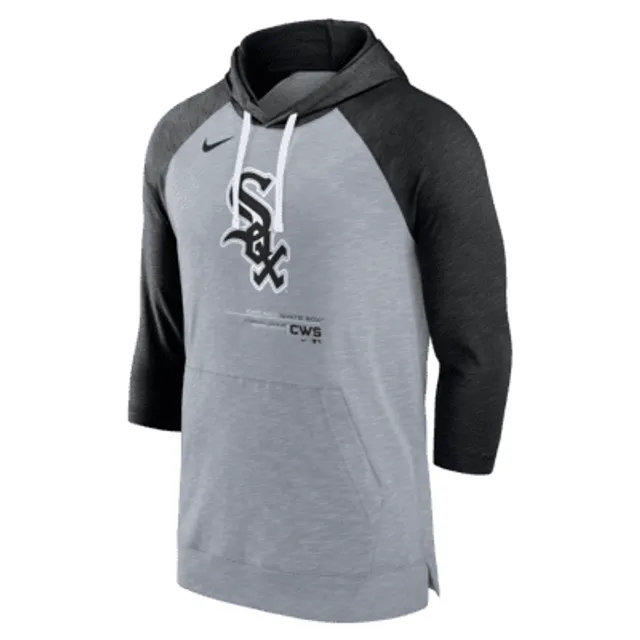 Nike Dri-Fit Chicago White Sox Baseball Black Hooded Sweatshirt Size 10/12