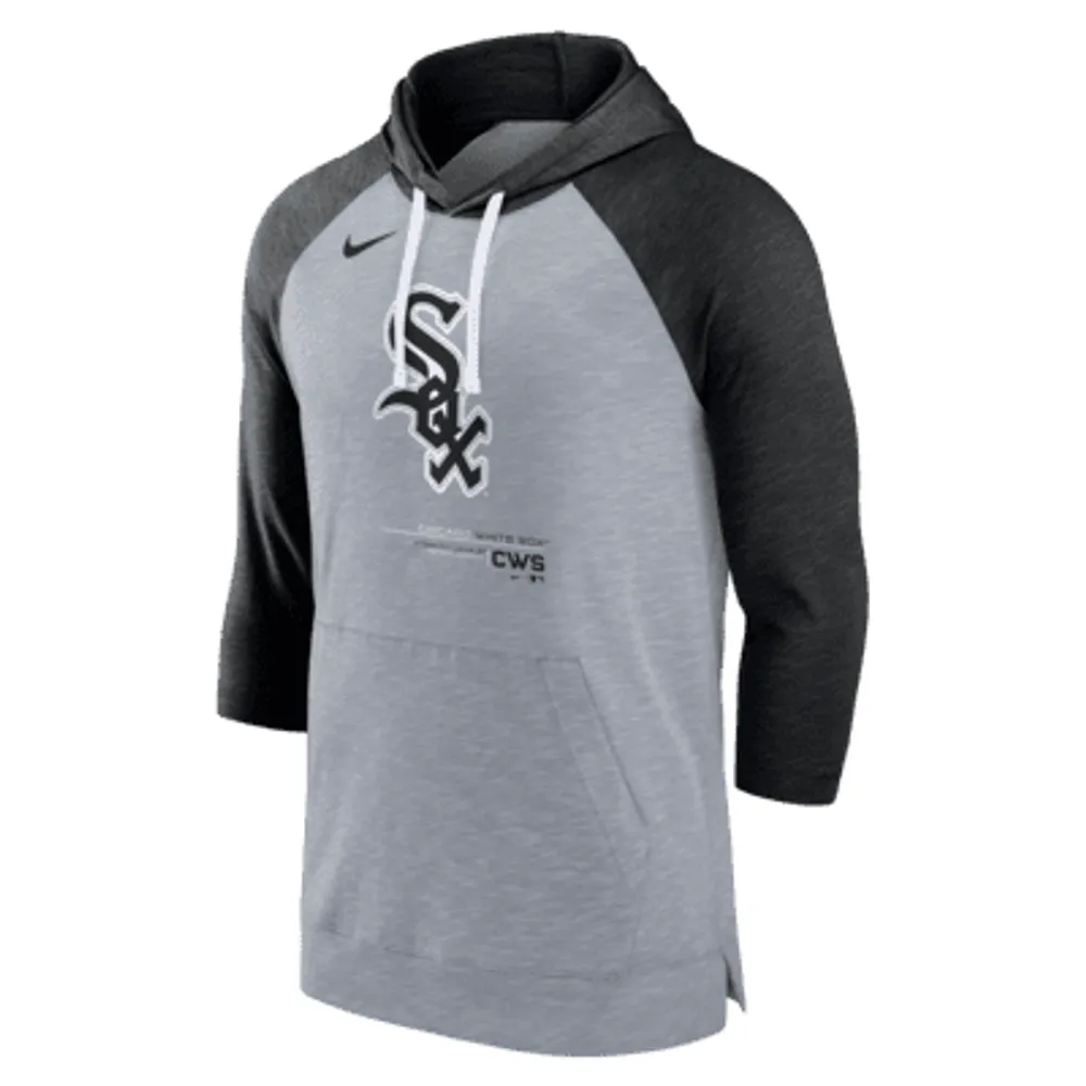 Nike Baseball (MLB Chicago White Sox) Men's 3/4-Sleeve Pullover Hoodie. Nike.com