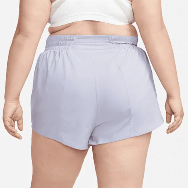 Nike Dri-FIT One Women's High-Waisted 3 Brief-Lined Shorts (Plus