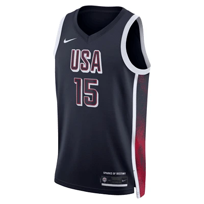 Devin Booker Team USA USAB Limited Road Unisex Nike Dri-FIT Basketball Jersey. Nike.com
