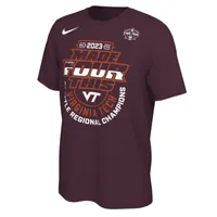 Virginia Tech Men's Nike College Regional Champs T-Shirt. Nike.com