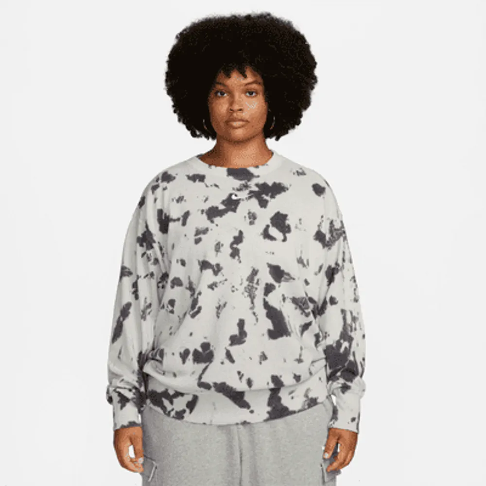 Nike Sportswear Women's Jersey Cloud-Dye Crewneck Top (Plus Size). Nike.com