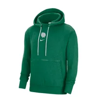 Boston Celtics Courtside Men's Nike NBA Pullover Fleece Hoodie. Nike.com