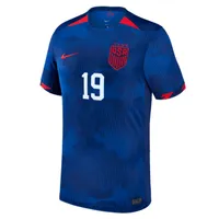 Crystal Dunn USWNT 2023 Stadium Away Big Kids' Nike Dri-FIT Soccer Jersey. Nike.com