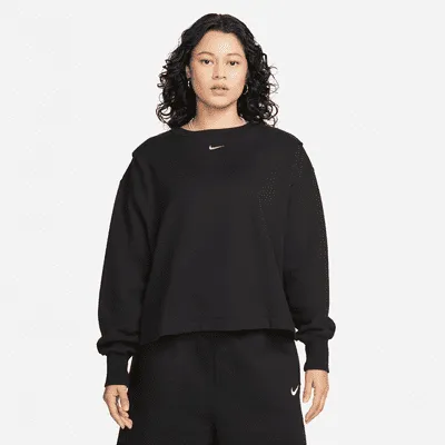 Nike Sportswear Modern Fleece Women's Oversized French Terry Crew-Neck Sweatshirt. Nike.com