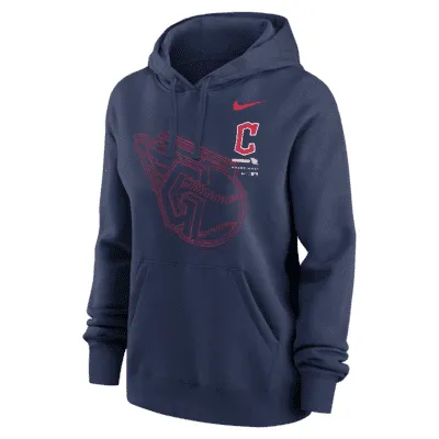 Nike Big Game (MLB Cleveland Guardians) Women's Pullover Hoodie. Nike.com