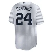 MLB New York Yankees (Blank) Men's Replica Baseball Jersey