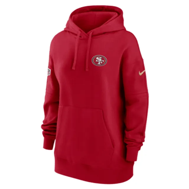 Nike Wordmark Therma Hoodie San Francisco 49ers Red