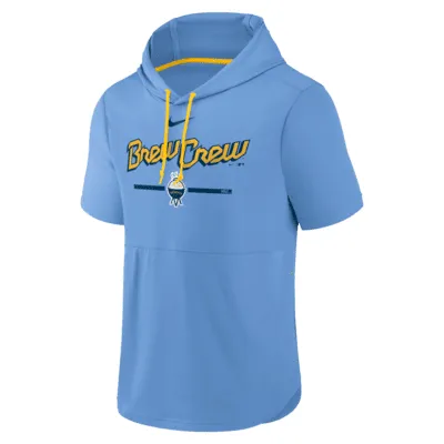 Nike City Connect (MLB Milwaukee Brewers) Men's Short-Sleeve Pullover Hoodie. Nike.com