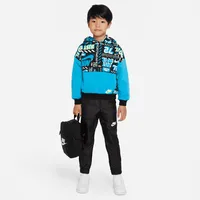 Nike Sportswear Printed Fleece Hoodie Little Kids' Hoodie. Nike.com