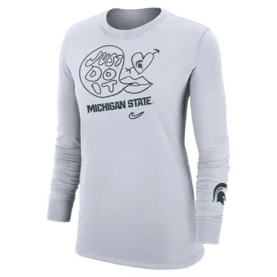 Michigan State Women's Nike College Long-Sleeve T-Shirt. Nike.com