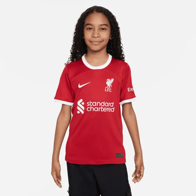 Nike FC Liverpool x LeBron James Shirt Kids - Football Jersey - Red/ Grey