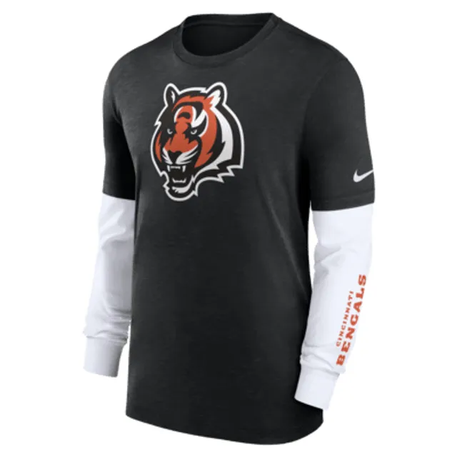 Cincinnati Bengals NFL Black Long Sleeve T-Shirt Men's 2XL