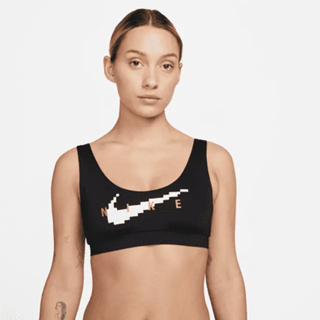 Nike Women's V-Neck Swim Bikini Top.